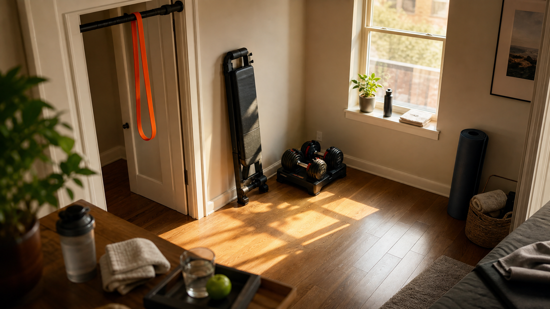 Home Gym Equipment for Small Spaces: How to Set Up a Real Training Area in Under 150 Square Feet