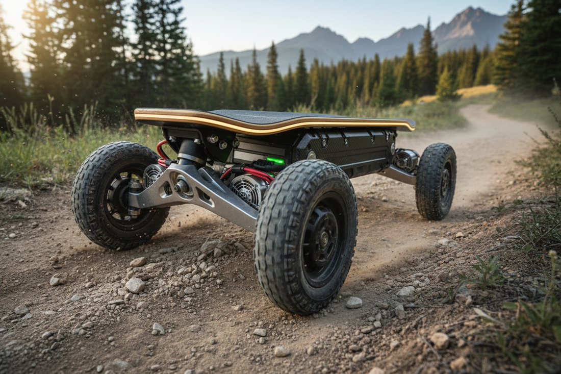 "Mastering Off-Road Electric Skateboards: A Guide to All-Terrain Longboards, Features, and Customization"