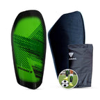 Aptos Soccer Shin Guard with Sleeve-Green/Black - Vizari Sports