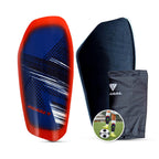 Aptos Soccer Shin Guard with Sleeve-Royal/White - Vizari Sports