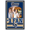 Los Angeles Rams Sign Wood 11x17 Mirror