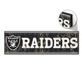 Las Vegas Raiders Sign 9x30 Wood Yard Marker