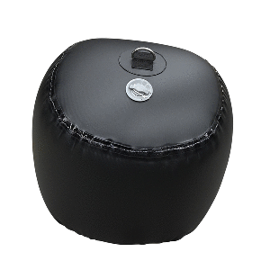 Seipel Marine Specialty Inflatable Fender Ball  24inch Diameter  Black