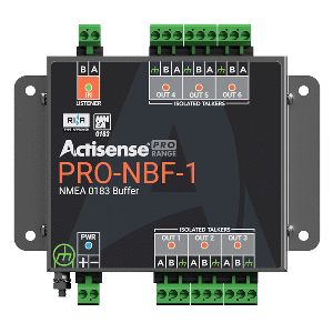 Actisense PRO NMEA Buffer  1 OPTO Input, 6 ISODrive Outputs, Serial Port, Pluggable Screw Terminals