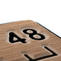 SeaDek 48&rdquo; Routed Ruler  6mm  Brushed Texture  Mocha/Black