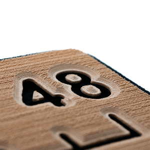 SeaDek 48&rdquo; Routed Ruler  6mm  Brushed Texture  Mocha/Black