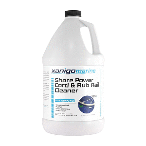 Xanigo Marine Shore Power Cord &amp; Rub Rail Cleaner  1 Gallon