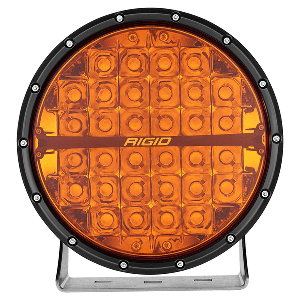 RIGID Industries 360Series Amber Pro 9inch Offroad Spot Beam w/Amber Backlight Pod  Single