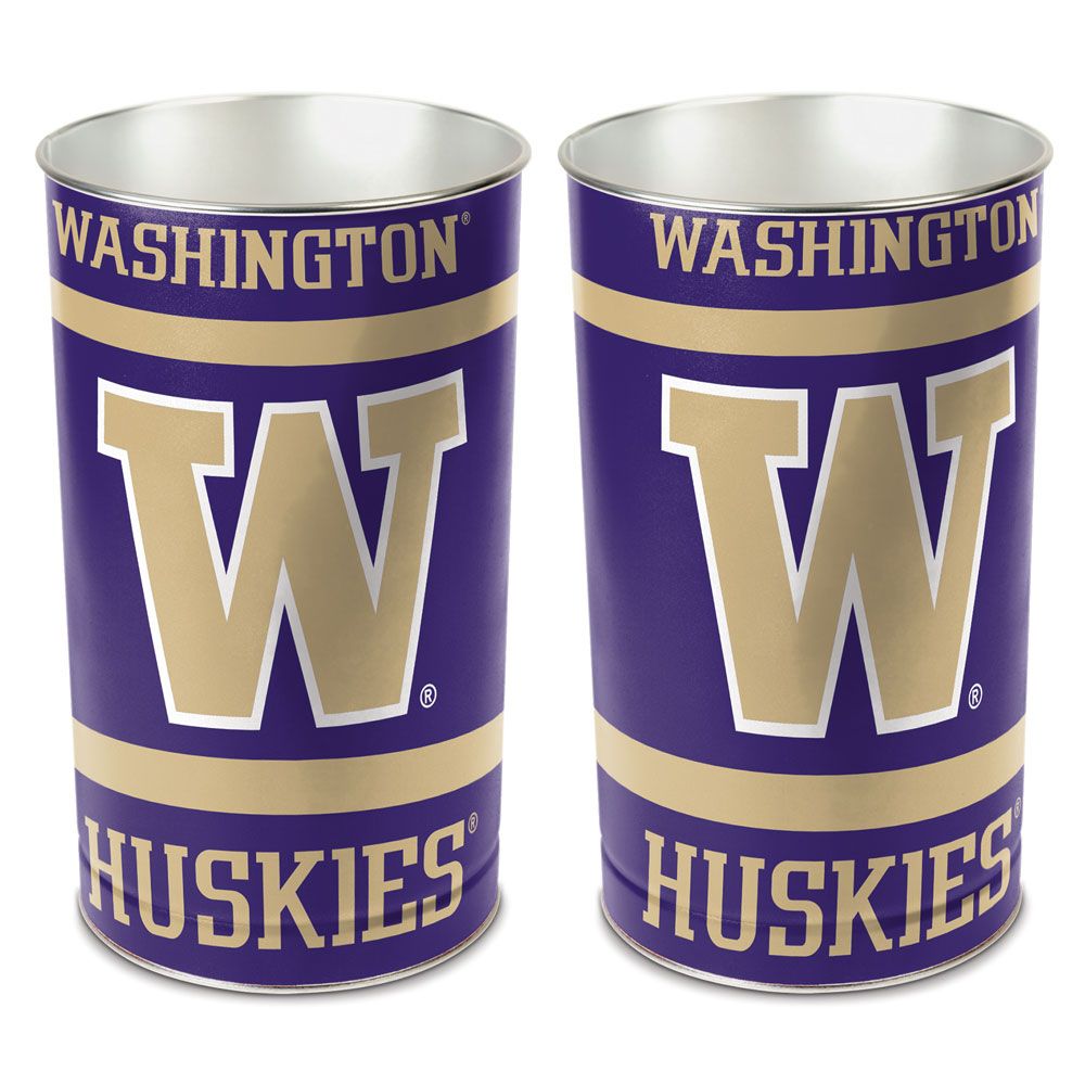 Washington Huskies Wastebasket 15 Inch - Periodic Restock