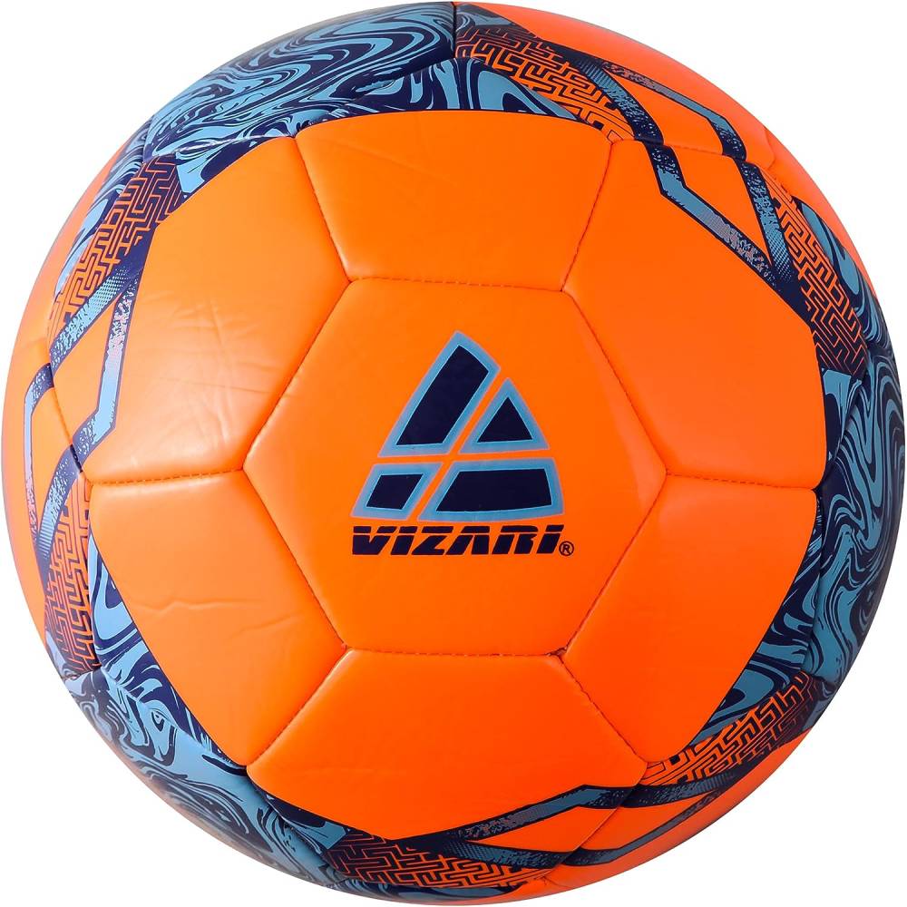 Vizari Toledo Soccer Ball – Orange/Blue