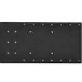 Sea Brackets 20inch Straight Trolling Motor Plate f/Minn Kota Quest  Black
