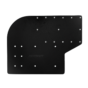 Sea Brackets Large Offset Trolling Motor Plate f/Minn Kota Quest  Black
