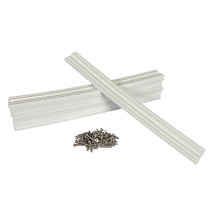 Caliber Marine Slides 1.5inchx15inch White *10Pack