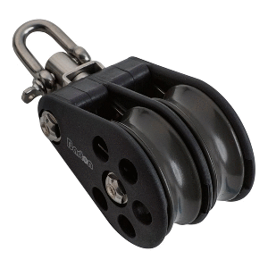 Barton Size 5 54mm Plain Bearing Pulley Block Double Block &amp; Swivel
