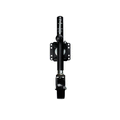 Powerwinch Select Series Jack  1000lb, BoltOn, Single Wheel, Carbon Black
