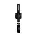 Powerwinch Select Series Jack  1500lb, WeldOn, Single Wheel, Carbon Black