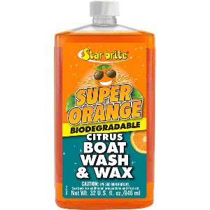 Star brite Super Orange Citrus Boat Wash &amp; Wax  Fresh &amp; Salt Water  32 oz