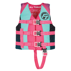 Full Throttle Nylon Life Jacket  Child  Pink