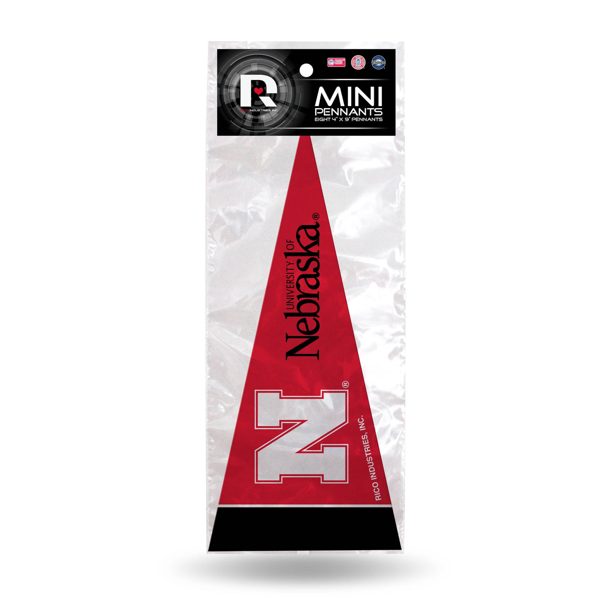 Nebraska Cornhuskers Pennant Set Mini 8 Piece