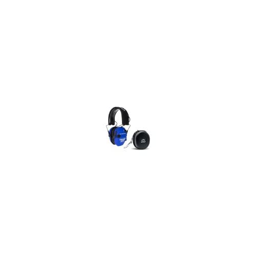 Walker'S Razor Slim Shooting Earmuffs-Take America Back Series (Trump 2024, Blue) Bundle With Hearing Protective Case