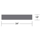 Taco Marine V30-0748B8-2 Hatch Tape - 1/4'' X 3/4'' X 8', Black