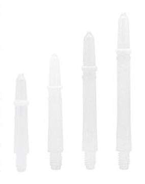 Lstyle Dart Shafts: Laro Nylon - Non Spinning - (6 Shafts Total) - Milky White 130 (Extra Short)