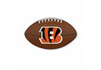 Rico Industries Nfl Football Cincinnati Bengals Bengals Football Shape Cut Pennant - Home And Living Room D  Cor - Soft Felt Ez