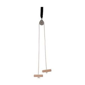 Balego Shoulder Pulley With Webbing Door Strap (Standard Wood Handle)