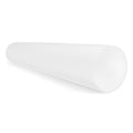 Cando White Pe Foam Rollers For Exercise, Finess, Muscle Restoration, Massage Therapy, Sport Recovery And Physical Therapy For H