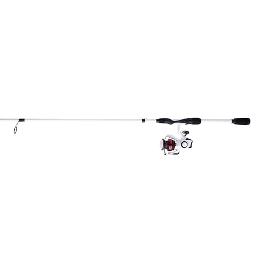 Abu Garcia 610 Max Pro Spinning Reel and Fishing Rod Combo, Size 2500 Reel, 8 Stainless Steel Ball Bearings, Carbon Matrix Drag