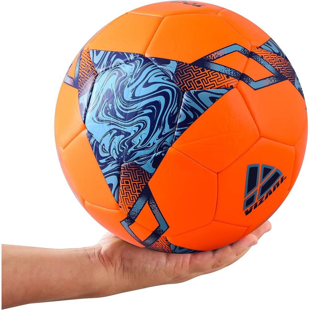 Vizari Toledo Soccer Ball – Orange/Blue