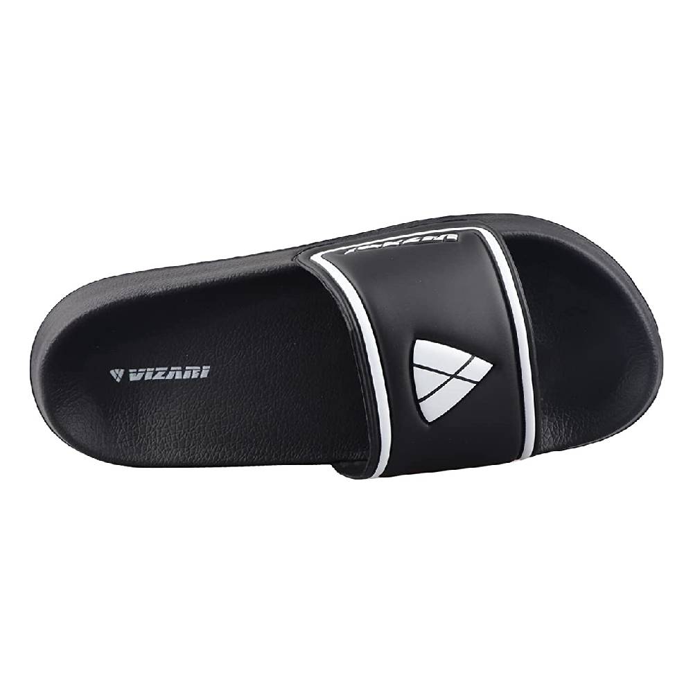 Adult Soccer Slide Sandals - Black - Vizari Sports