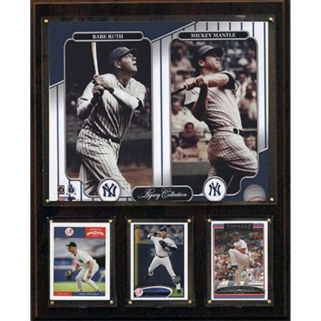 Mlb 12''X15'' Mantle-Ruth New York Yankees Legacy Collection Plaque