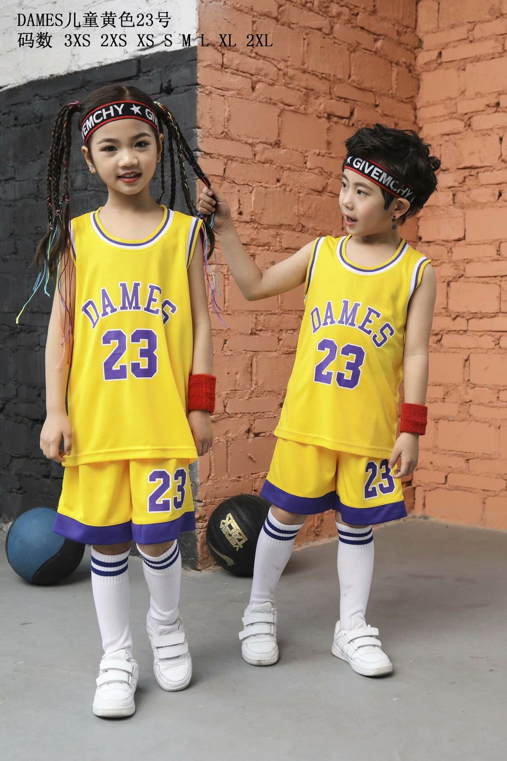Children's Basketball Suit suit Printing Training Suit for Primary School Students Girls Boys Kindergarten Baby Performance Suit Basketball Jersey