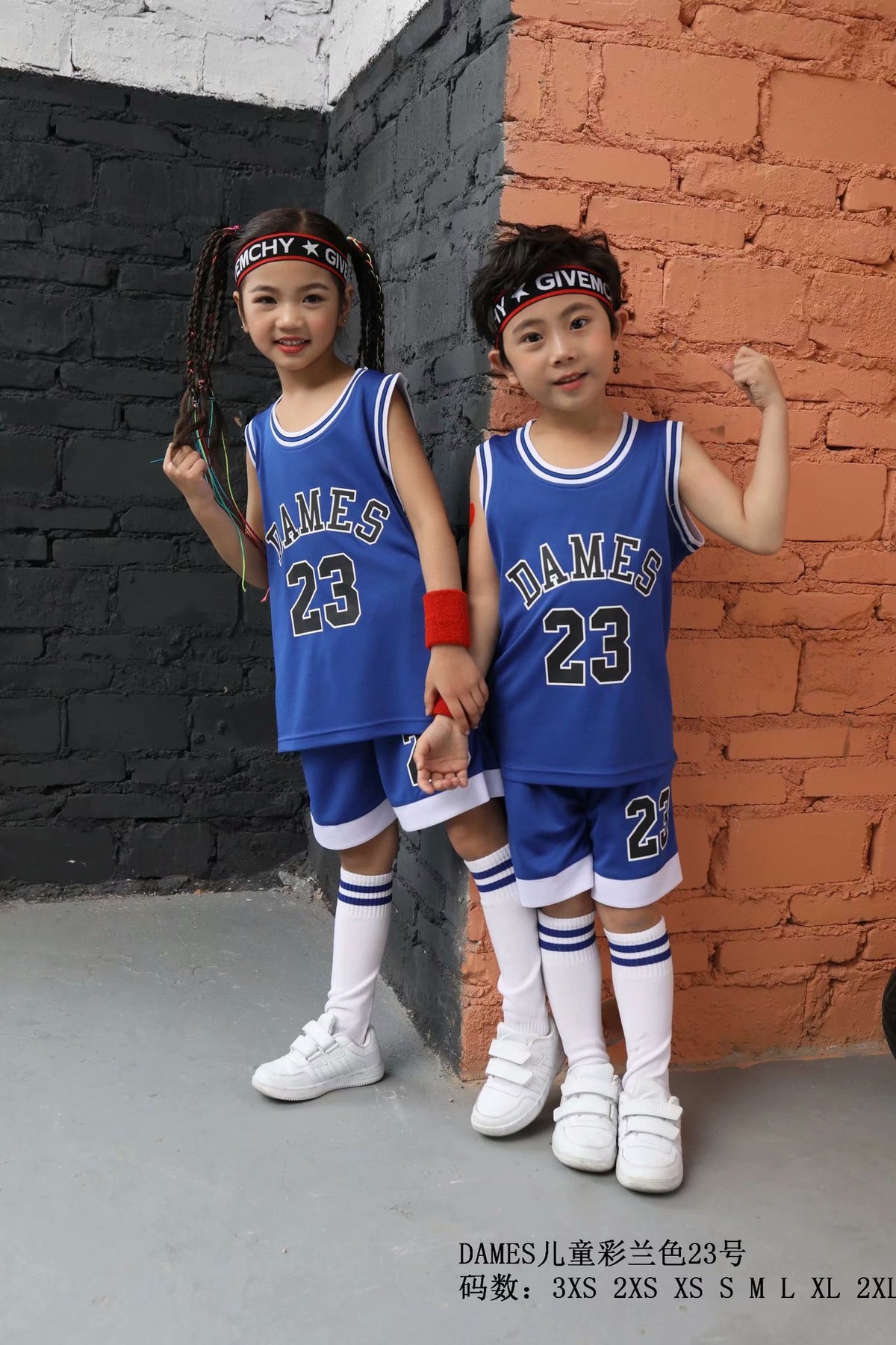 Children's Basketball Suit suit Printing Training Suit for Primary School Students Girls Boys Kindergarten Baby Performance Suit Basketball Jersey