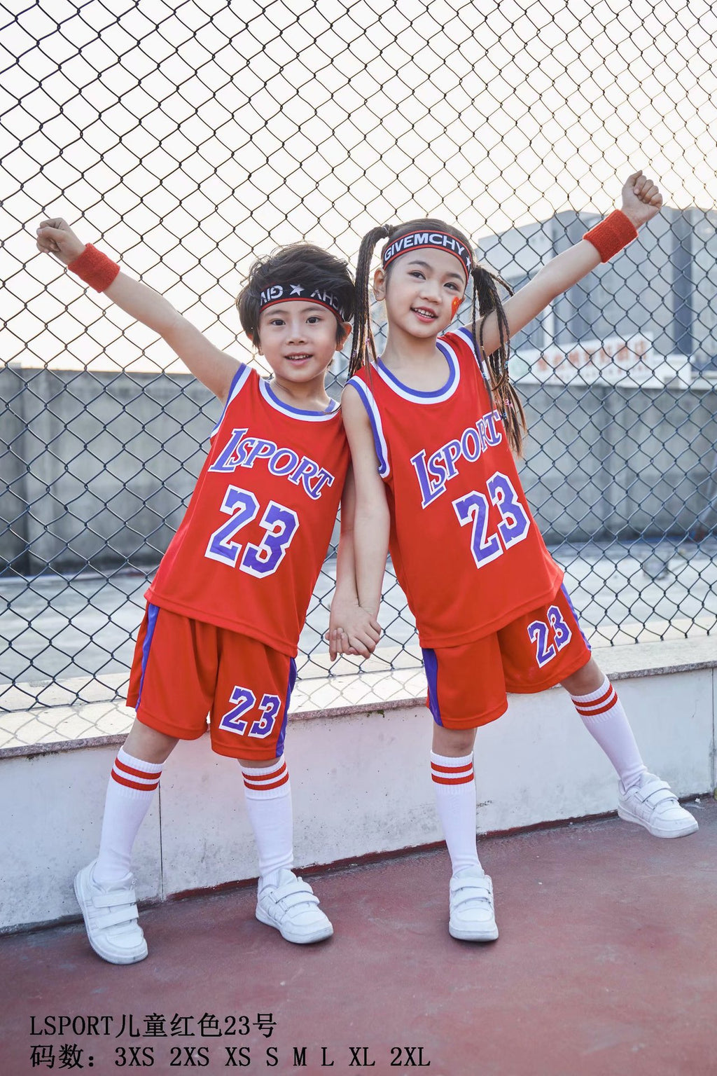 Children's Basketball Suit suit Printing Training Suit for Primary School Students Girls Boys Kindergarten Baby Performance Suit Basketball Jersey