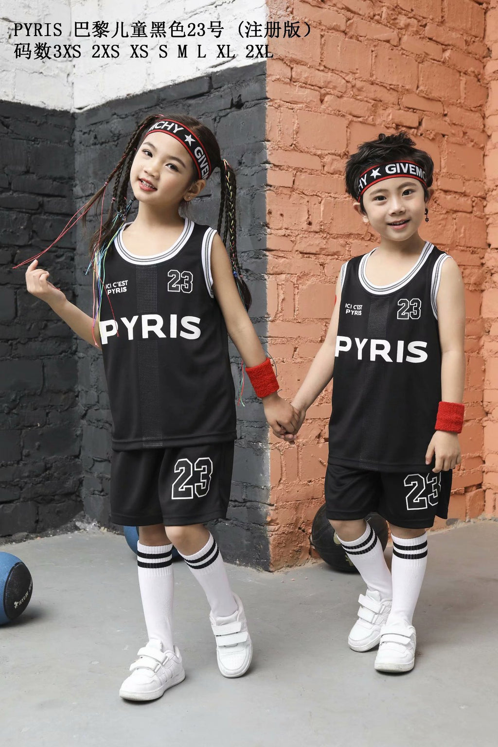 Children's Basketball Suit suit Printing Training Suit for Primary School Students Girls Boys Kindergarten Baby Performance Suit Basketball Jersey