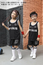 Children's Basketball Suit suit Printing Training Suit for Primary School Students Girls Boys Kindergarten Baby Performance Suit Basketball Jersey