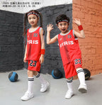 Children's Basketball Suit suit Printing Training Suit for Primary School Students Girls Boys Kindergarten Baby Performance Suit Basketball Jersey
