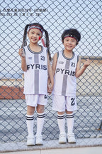 Children's Basketball Suit suit Printing Training Suit for Primary School Students Girls Boys Kindergarten Baby Performance Suit Basketball Jersey