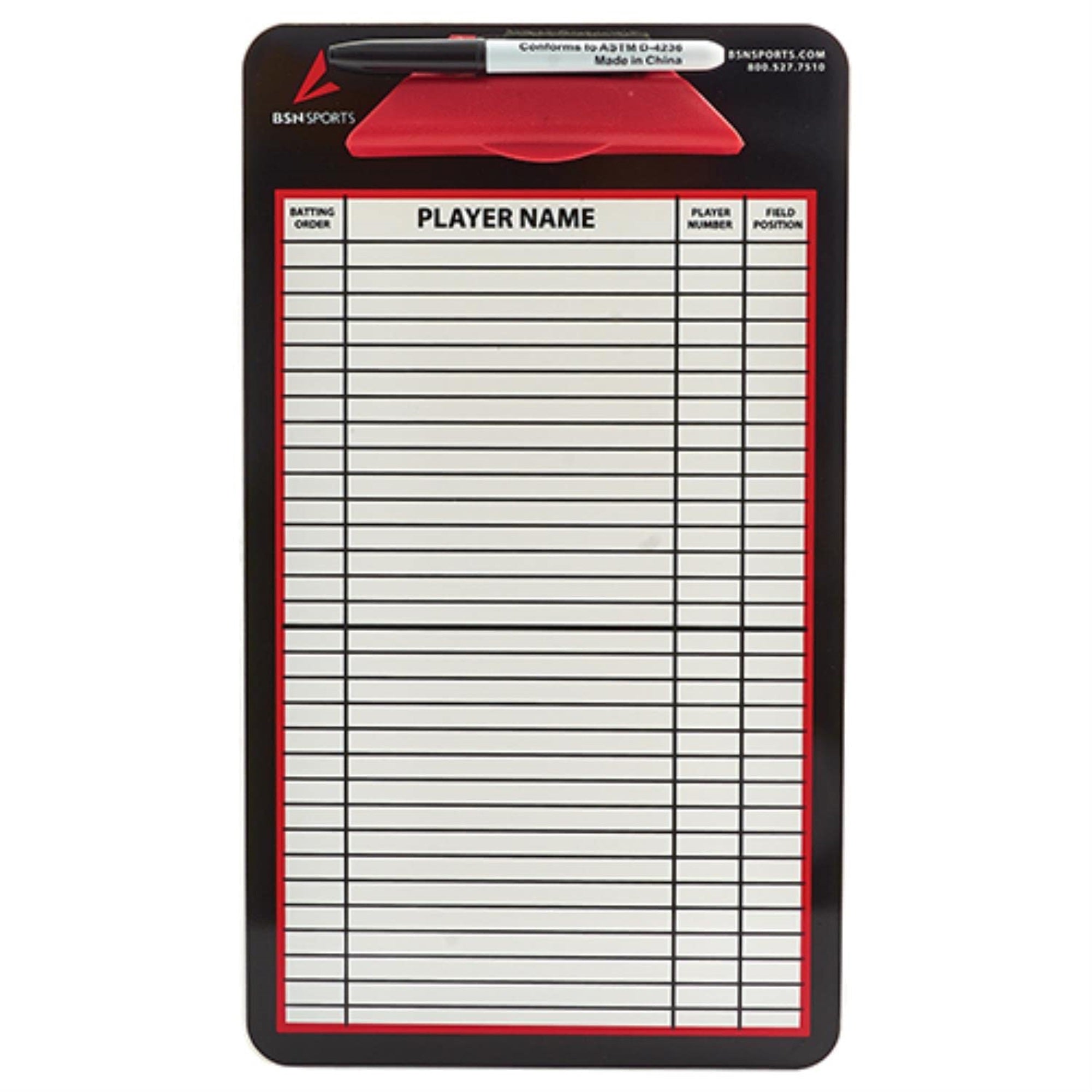 Double Sided Baseball Coach'S Board