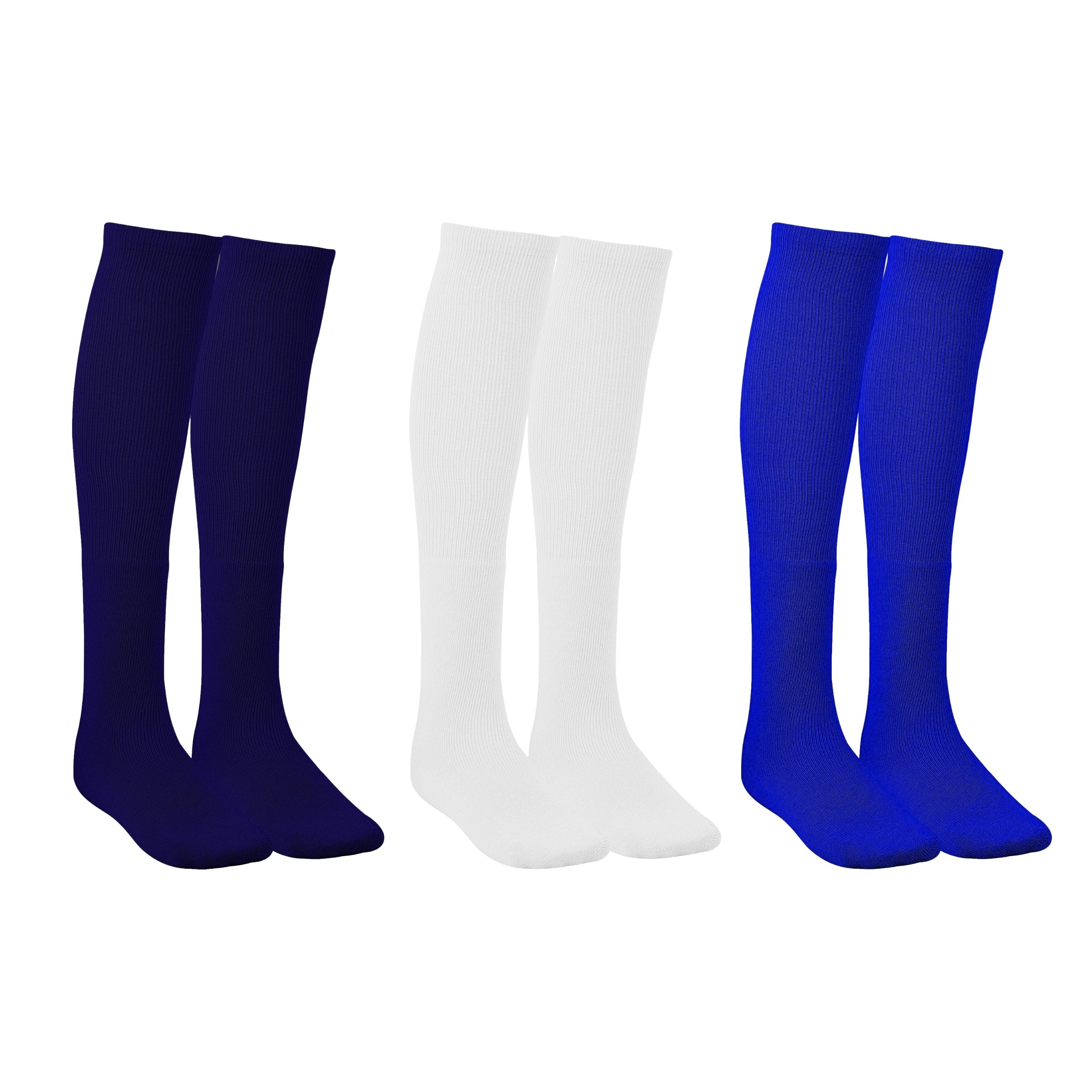 Vizari League Multi-Colored Socks Combo | Sweat Wicking Socks (Pack of 3) - Vizari Sports