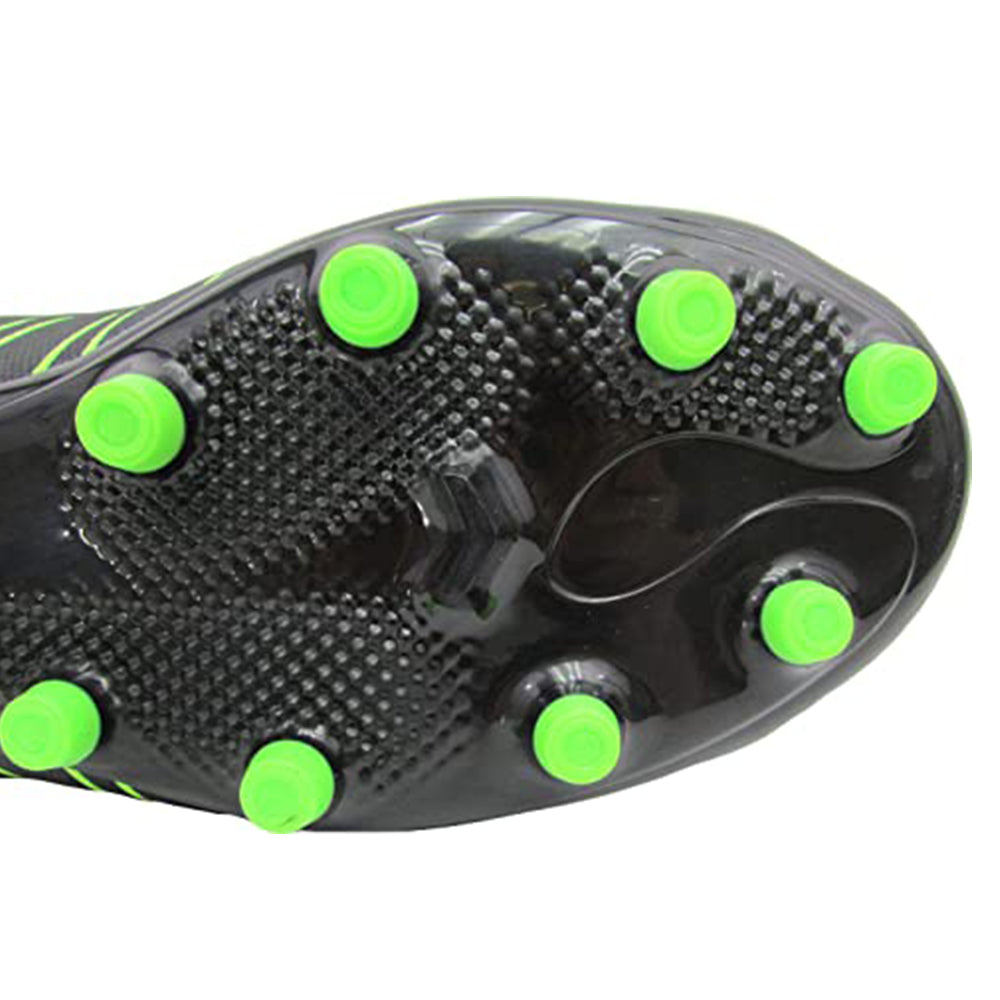 Vizari Madero Adult Firm Ground Soccer Cleats – Black/Green