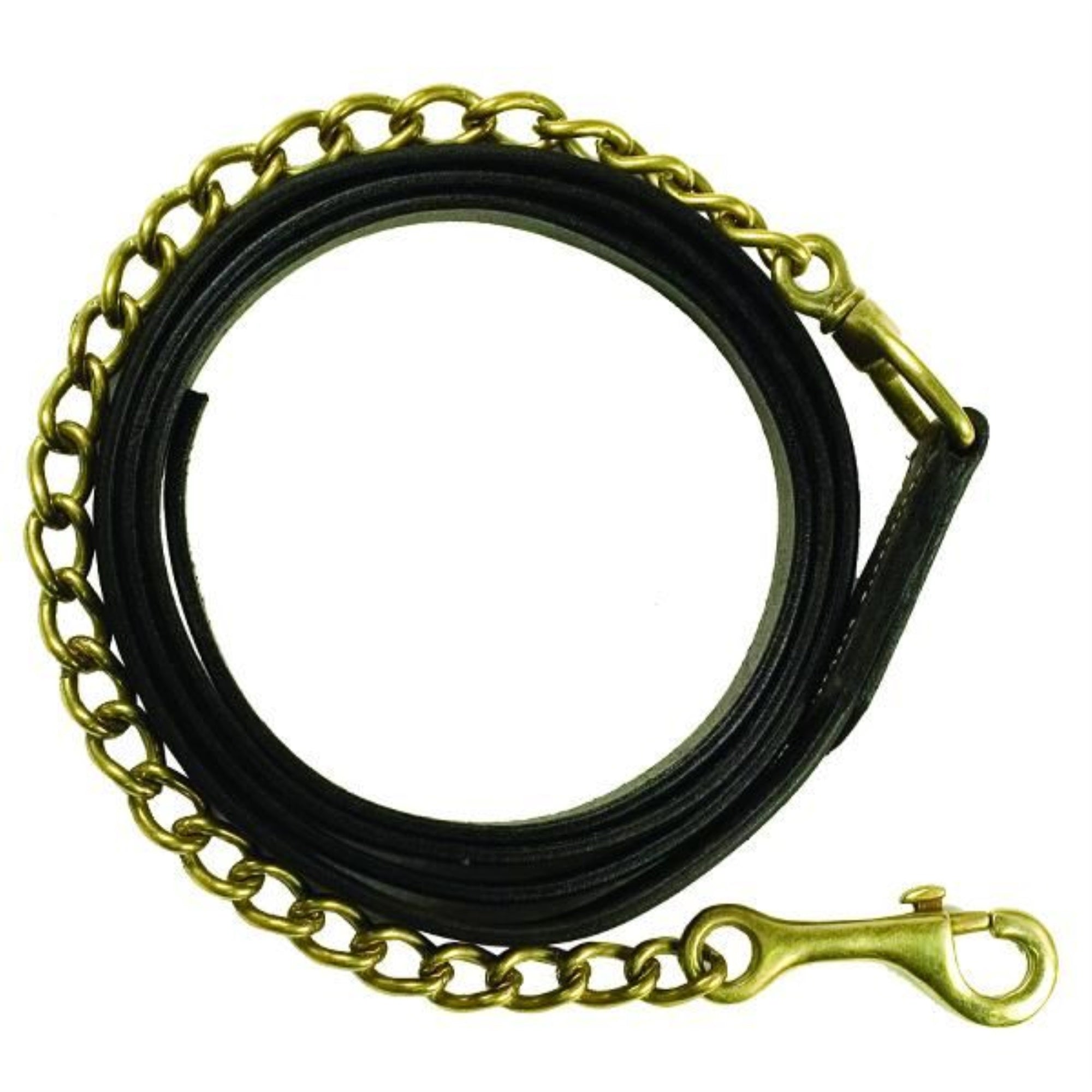 Gatsby Leather Lead With 20'' Chain
