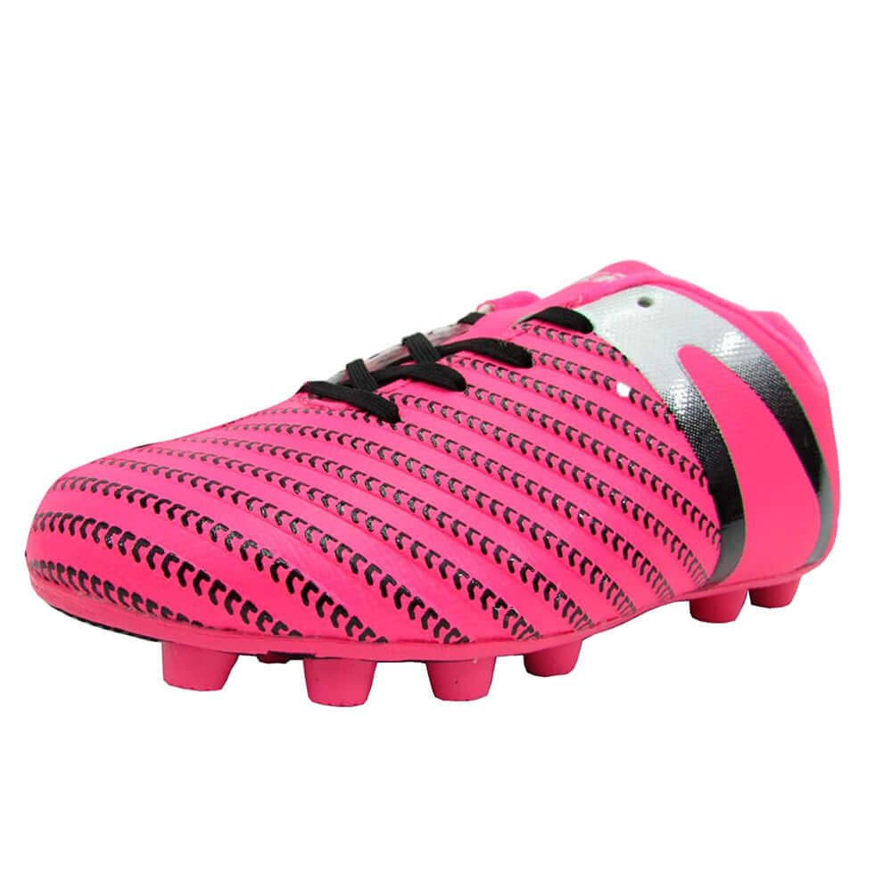 Vizari Impact Firm Ground Soccer Shoes – Pink/Silver