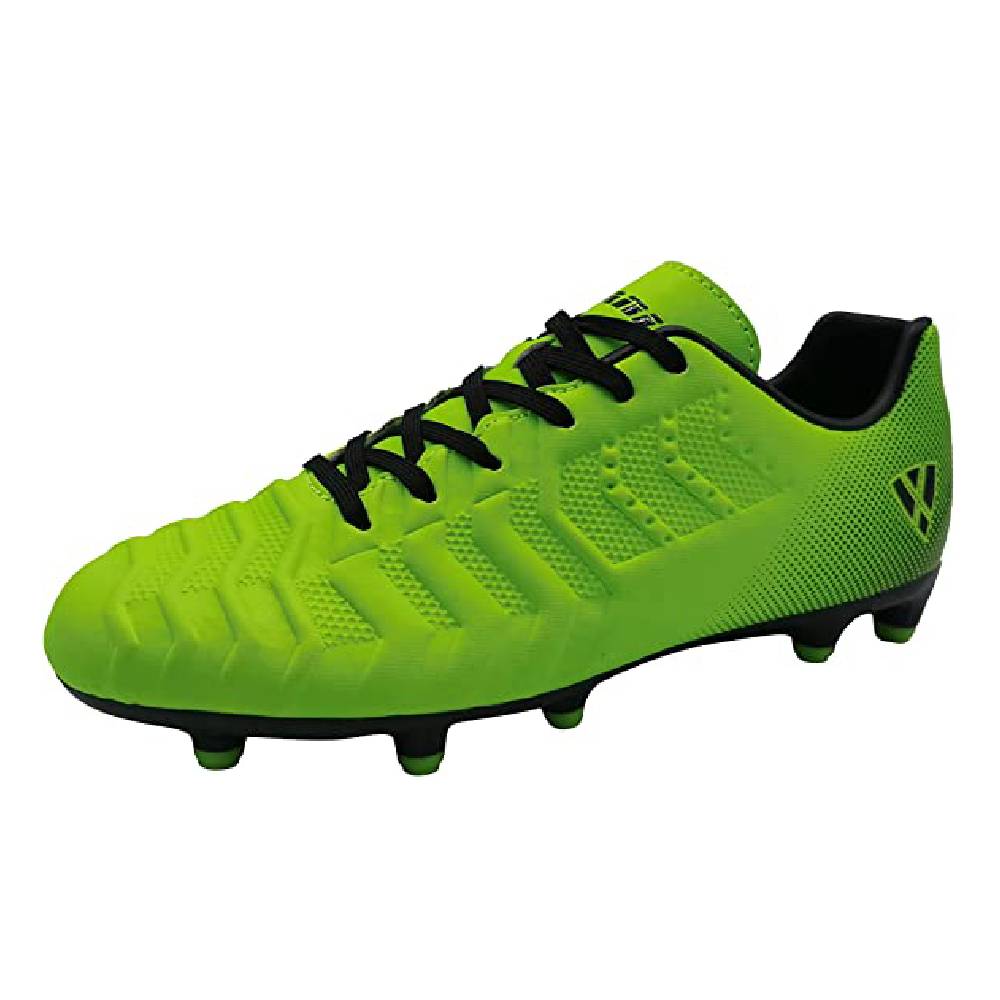 Vizari Laguna Junior. Firm Ground Soccer Shoes – Lime Green/Black