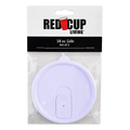 Redcupliving Reusable Red Party Cup Lids for 18 oz & 32 oz Cups