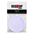 Redcupliving Reusable Red Party Cup Lids for 18 oz & 32 oz Cups