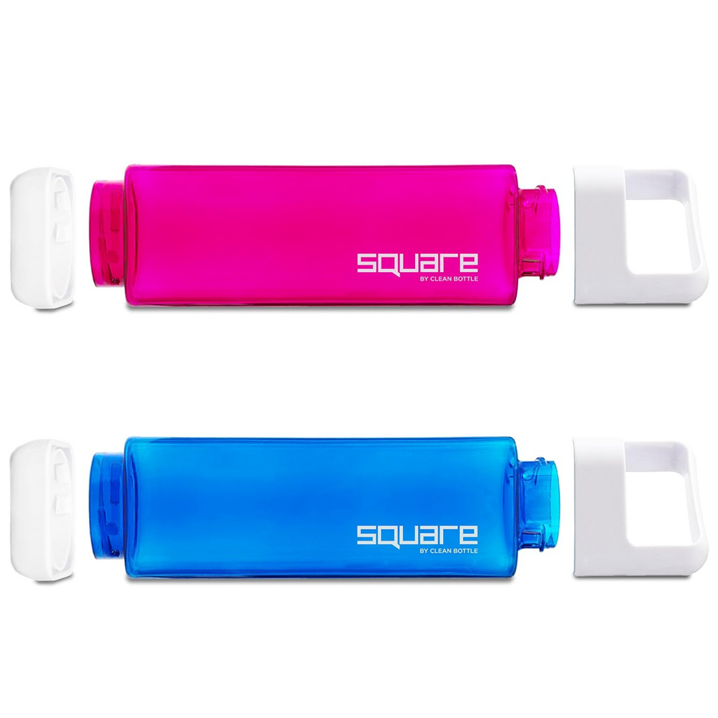 The Square Bottle – Leak-Proof, Easy-Clean Hydration with Patented Design dual cleaning