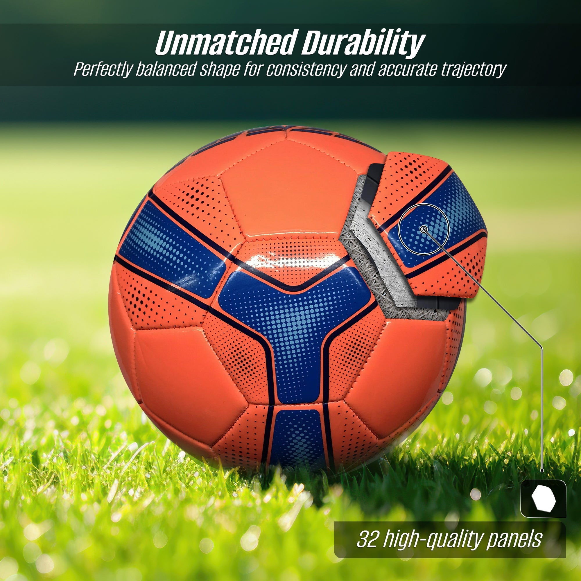 Vizari Sports Cordoba USA Soccer Balls – Orange